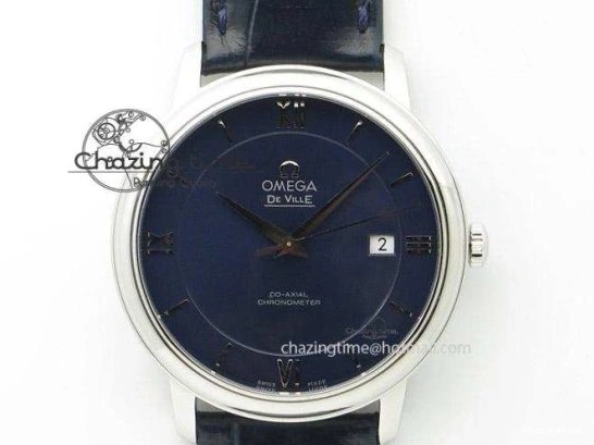 0501 Functional De Ville MK 1:1 Best Edition SS White Dial On Black Leather Strap A 8260
